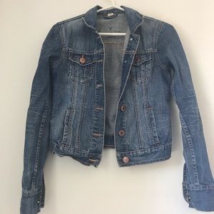 Distressed Medium Denim Jacket by American Eagle
